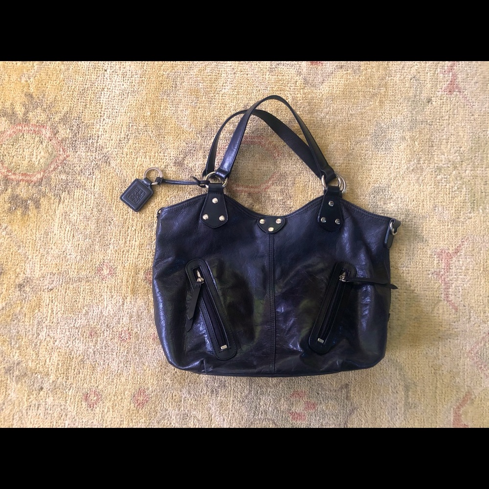 Ellington Italian leather hobo bag